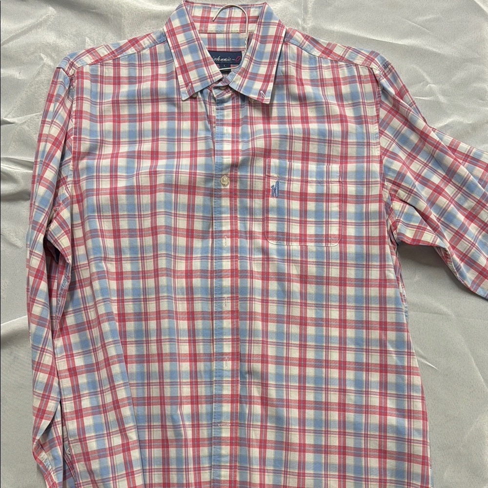Men's Johnnie-O Multicolor Plaid Shirt